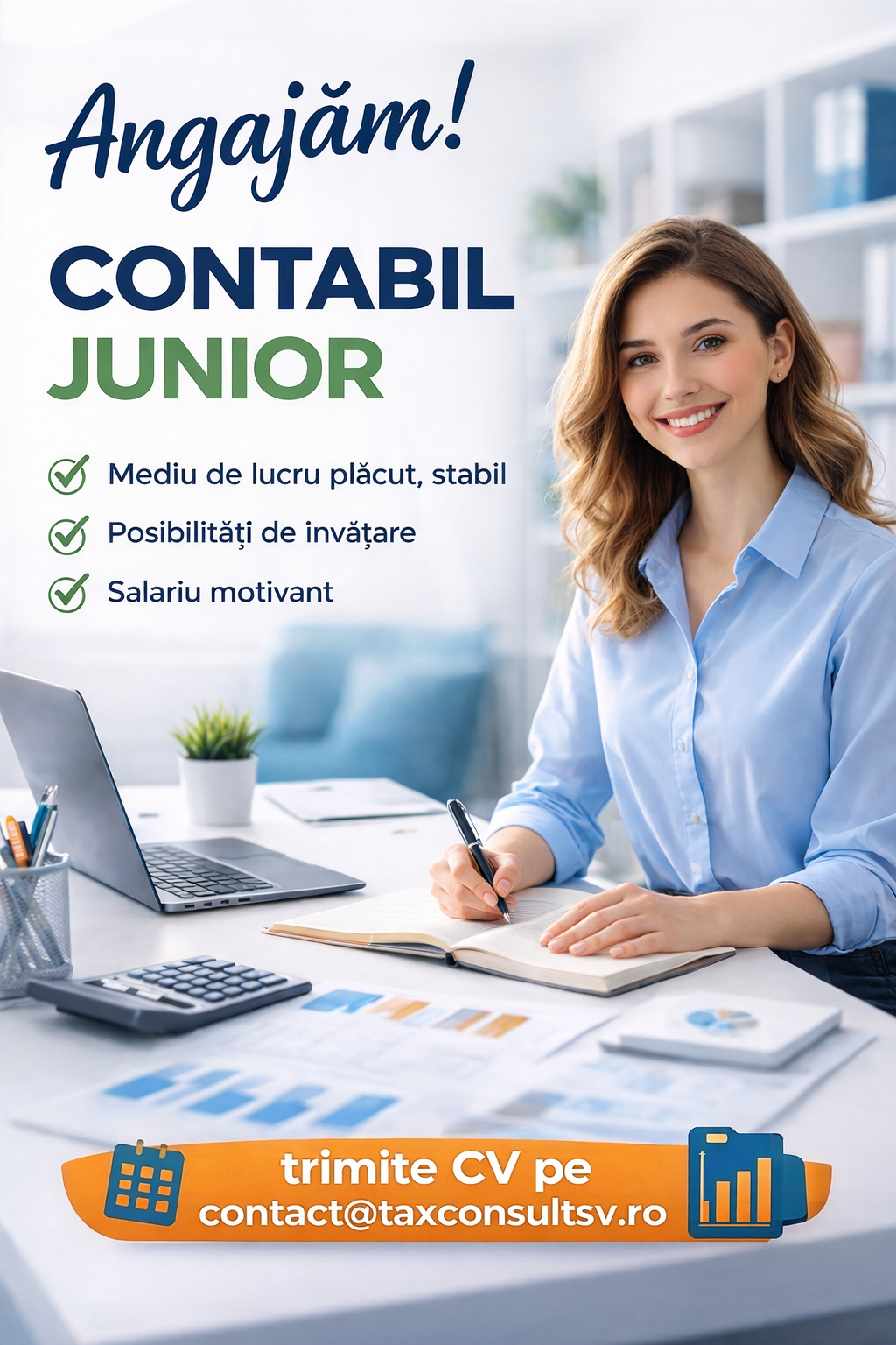 Angajam contabil junior!